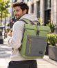 Travelite 96310-80 zöld szürke laptoptartós rollup hátizsák