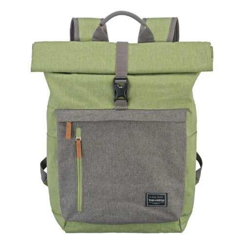 Travelite 96310-80 zöld szürke laptoptartós rollup hátizsák