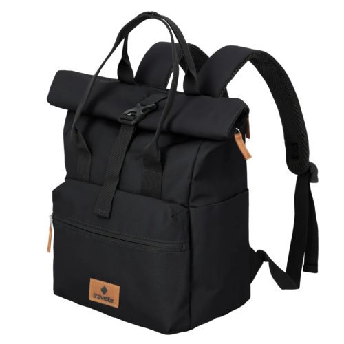 Travelite 96304-01 fekete rollup laptoptartós hátizsák