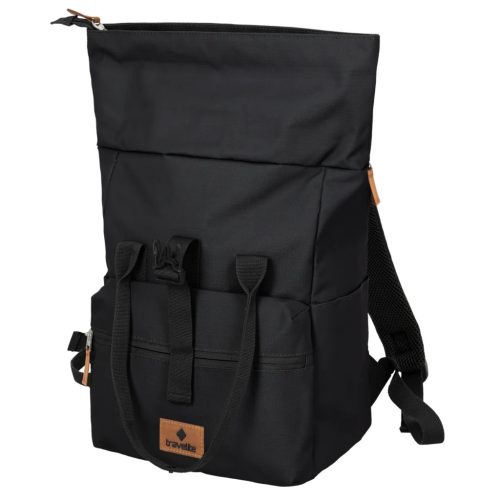 Travelite 96304-01 fekete rollup laptoptartós hátizsák