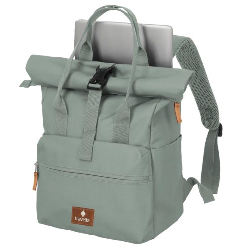 Travelite 96304-81 mentazöld rollup laptoptartós hátizsák