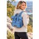 Travelite Basics kék mini rollup hátizsák 96334-24
