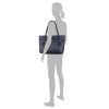 Tom Tailor női válltáska 010896 BECA ZIP SHOPPER L 4276 - 053 - kék