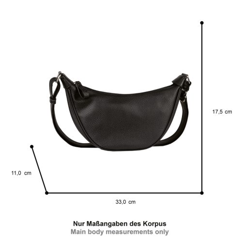 Tom Tailor női oldaltáska LIRIEL CROSS BAG M 4357 - 060 - fekete