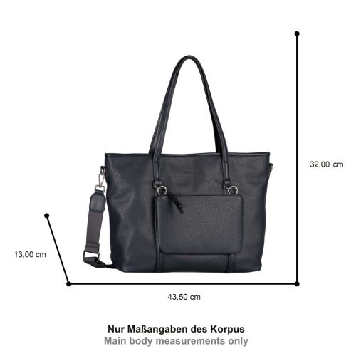 Tom Tailor női válltáska JAMILA ZIP SHOPPER L 4760 kék