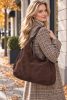 Tom Tailor női válltáska Aiana, Hobo Bag L, dark brown 012744
