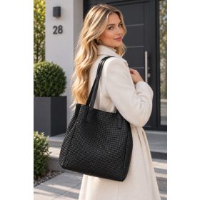   Tom Tailor női válltáska Arona Studs Shopper No Zip L fekete