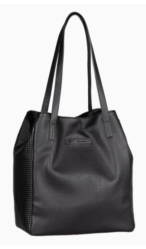 Tom Tailor női válltáska Arona Studs Shopper No Zip L fekete