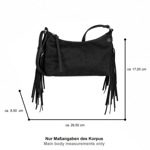 Tom Tailor női válltáska DEYANIRA CROSS BAG S 5078 - 060 - fekete