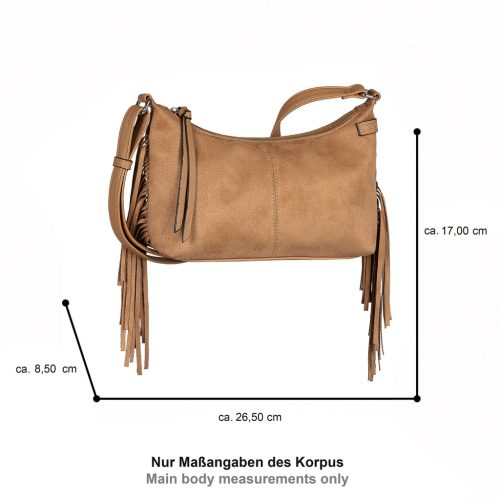Tom Tailor női válltáska DEYANIRA CROSS BAG S 5078 - 024 - camel