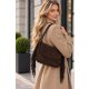 Tom Tailor női válltáska DEYANIRA SADDLE BAG 5080 - 028 - sötétbarna