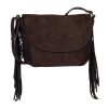 Tom Tailor női válltáska DEYANIRA SADDLE BAG 5080 - 028 - sötétbarna