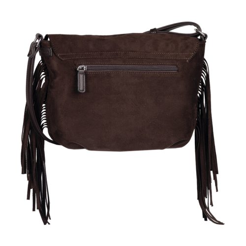 Tom Tailor női válltáska DEYANIRA SADDLE BAG 5080 - 028 - sötétbarna