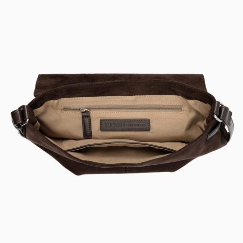 Tom Tailor női válltáska DEYANIRA SADDLE BAG 5080 - 028 - sötétbarna
