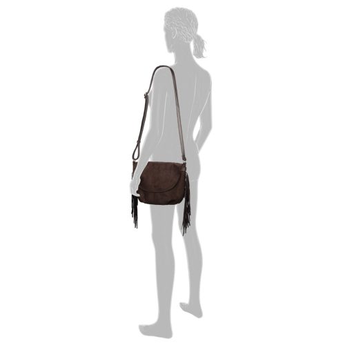 Tom Tailor női válltáska DEYANIRA SADDLE BAG 5080 - 028 - sötétbarna