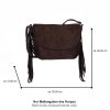 Tom Tailor női válltáska DEYANIRA SADDLE BAG 5080 - 028 - sötétbarna