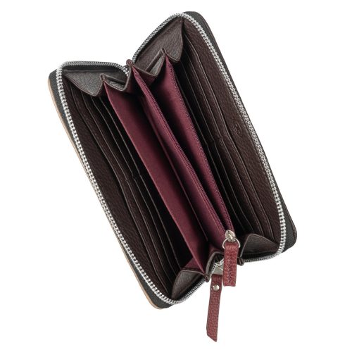 Tom Tailor pénztárca ELLEN LONG ZIP WALLET 2750 - 028 - barna