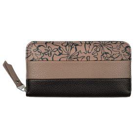   Tom Tailor pénztárca ELLEN LONG ZIP WALLET 2750 - 114 drapp virág