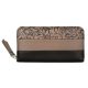 Tom Tailor pénztárca ELLEN LONG ZIP WALLET 2750 - 114 drapp virág