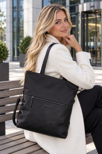 Tom Tailor női válltáska GIA ZIP SHOPPER L 5097 - 060 fekete