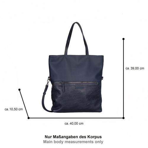 Tom Tailor női válltáska GIA ZIP SHOPPER L 5097 - 053 kék