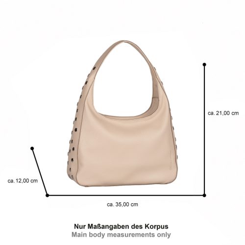 Tom Tailor női válltáska JACARDA HOBO TÁSKA L 5113 - 020 - bézs