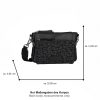 Tom Tailor női oldaltáska JAMILA CROSS BAG XS 5012 - 118 - leo black