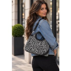   Tom Tailor női kézitáska 012955 LIDORA ZIP SHOPPER S 5131 - 061 - zebra