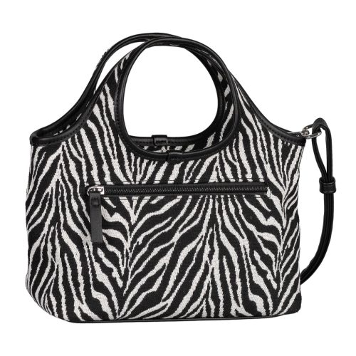 Tom Tailor női kézitáska 012955 LIDORA ZIP SHOPPER S 5131 - 061 - zebra