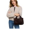 Tom Tailor női kézitáska 012955 LIDORA ZIP SHOPPER S 5131 sötét barna