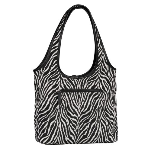 Tom Tailor női válltáska Lidora, Zip tote bag L zebra