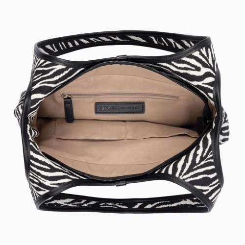 Tom Tailor női válltáska Lidora, Zip tote bag L zebra