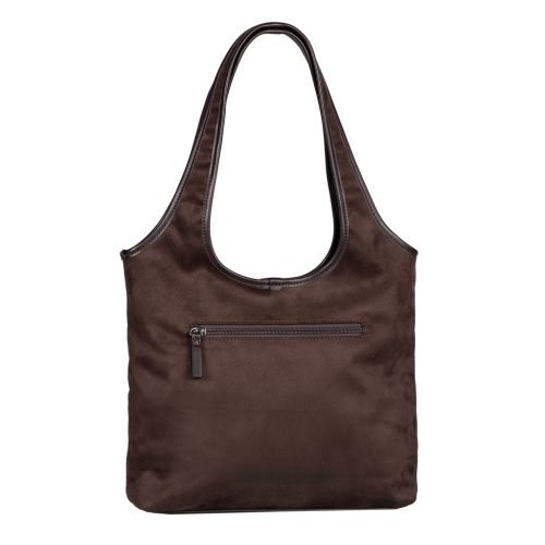 Tom Tailor női válltáska Lidora, Zip tote bag L barna