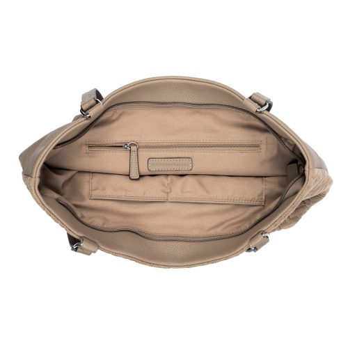 Tom Tailor női válltáska Xanthia, Zip shopper L, taupe