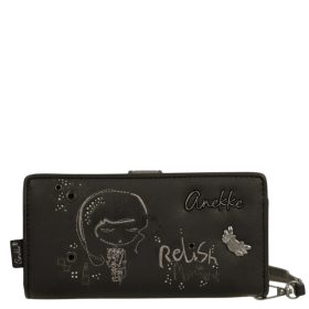 Anekke Iron 43759-901 fekete RFID női pénztárca
