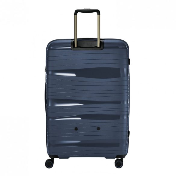 Bőrönd TRAVELITE Motion L kék 4 kerekű nagy méret