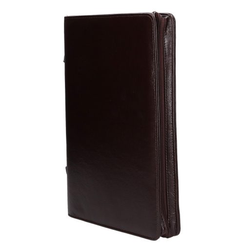 Karen R 015 barna rostbőr női A4-es mappa