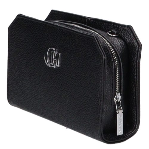 Táska Chiara M 811 Fekete rostbőr