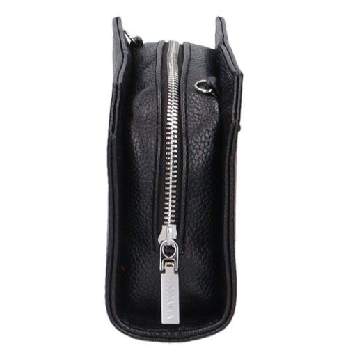 Táska Chiara M 811 Fekete rostbőr