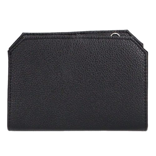 Táska Chiara M 811 Fekete rostbőr