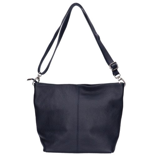 Olasz bőr 0003 kék női válltáska