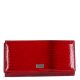 Kroko Mander J11-021 piros hátul kártyatartós lakk bőr női pénztárca