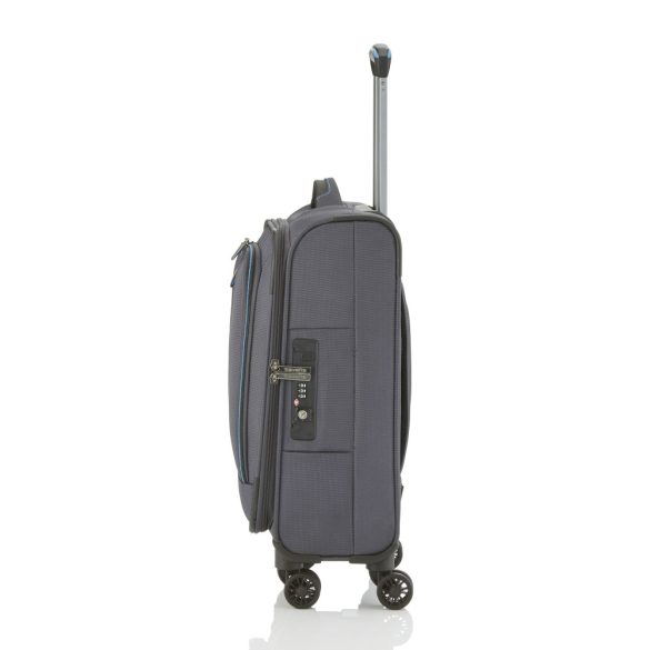 Bőrönd TRAVELITE Crosslite S antracit 4 kerekű kabin méret
