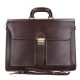 Aktatáska 1738 Bőr 3 rekeszes sötét barna nagy zseb
