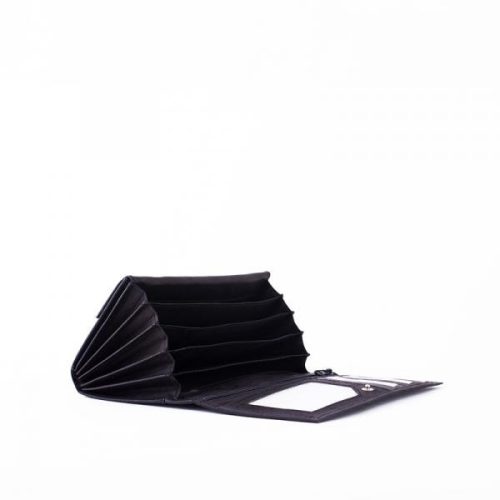 La Scala  ADC10 fekete bőr női pénztárca