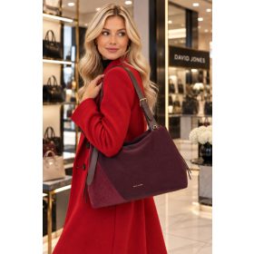 David Jones női válltáska CM8583 bordó
