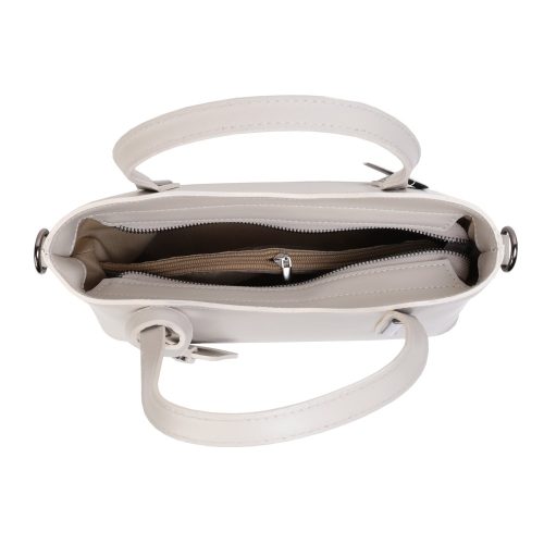 Olasz bőr 5136 bézs női kézitáska