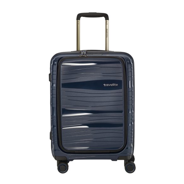 Bőrönd TRAVELITE Motion S kék 4 kerekű laptoptartós kabin méret