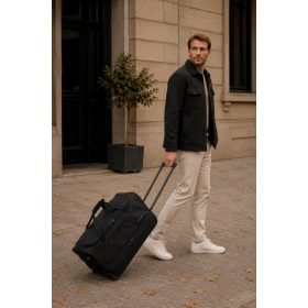 Gurulós utazótáska TRAVELITE Basics 96275 S black 55 cm 