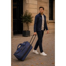 Gurulós utazótáska TRAVELITE Basics 96275 S navy 55 cm